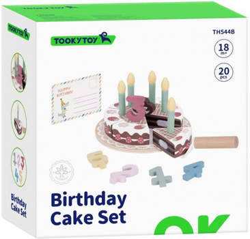 Торт Tooky Toy Pretend Play Birthday Cake Toy (6972633377832)