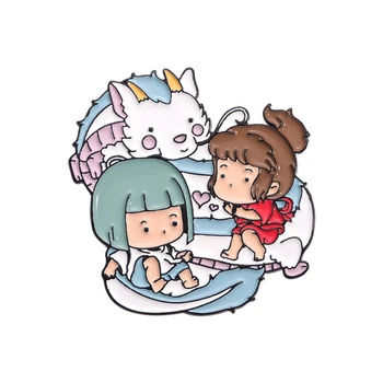 Значок Віднесені привидами Spirited Away 4 см MK SA 01