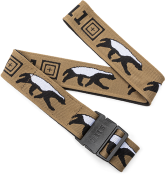 Пояс тактичний двосторонній 5.11 Tactical Ayce Belt 59548-1120[01120] S-2XL Black/Honey Badger (888579713626)