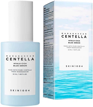 Сыворотка для лица SKIN1004 Madagascar Centella Hyalu-Cica Blue Serum Увлажняющая 50 мл (8809576260717)