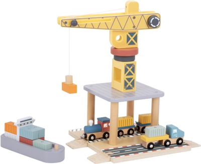 Ігровий набір Tooky Toy Port Crane Cargo (6972633377825)