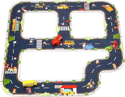 Puzzle Tooky Toy City Road 82.5 kh 82.5 cm 21 elementy (6972633371649)