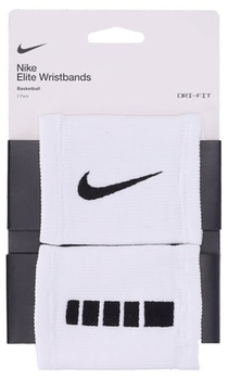 Напульсники Nike Elite Doublewide Wristbands N1006700101OS 2 шт (887791730091)