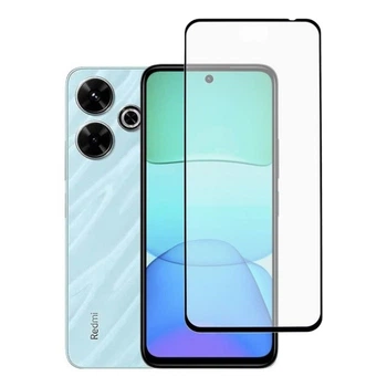 Защитное стекло Fiji Premium для Xiaomi Redmi 13 полная проклейка Anti-Static черный
