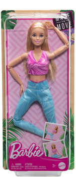 Lalka Barbie Mattel Made to Move Blondynka 32.4 cm (0194735176854)