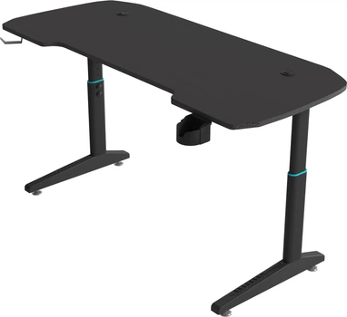 Геймерський комп'ютерний стіл GT Racer T-1229 (120x60x71-79) Black
