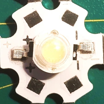 Сверхяркий светодиод на подложке led 5w 3.2-3.6v белый нейтральный 4000-4500K