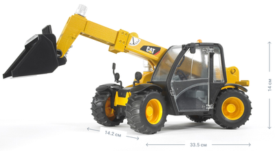 Дорожный погрузчик Manitou Bruder 02129 купить по цене 2 465 грн в