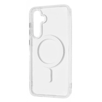 Чохол пластиковий із підтримкою MagSafe Wave Clear Case PC+TPU with Magnetic Ring для Samsung Galaxy S23 S911 Прозорий