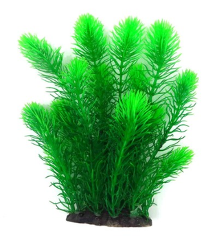 Искусственное растение Foxtail для аквариума, 10x8x25 см, зеленое FA(25cm)066B