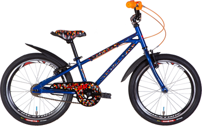 Велосипед Formula Active ST 20" Рама 10" Синій з крилом Pl 2024 (OPS-FRK-20-205)