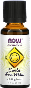 Эфирное масло Now Foods Smiles for Miles Oil Blend для поднятия настроения 30 мл