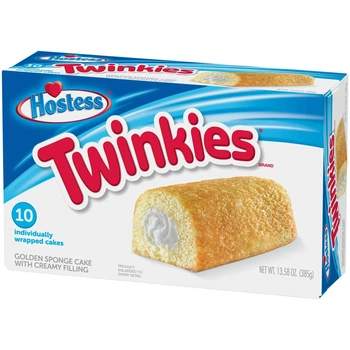 Бисквит твинки Twinkies Banana Hostess пирожное кекс с кремовой начинкой 385 г 10 шт