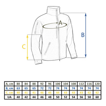 Кофта Флис с мембраной Vik-Tailor GEN.II Олива 50