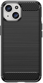 Панель Hurtel Carbon Case для iPhone 15 Black (9145576279410)