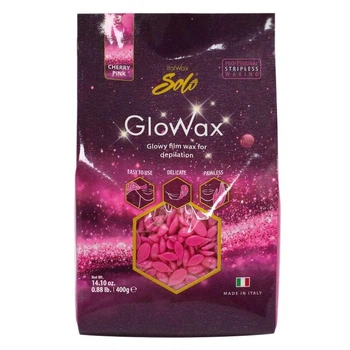 Плівковий віск для депіляції обличчя Italwax Glowax Рожева Вишня 400 мл.