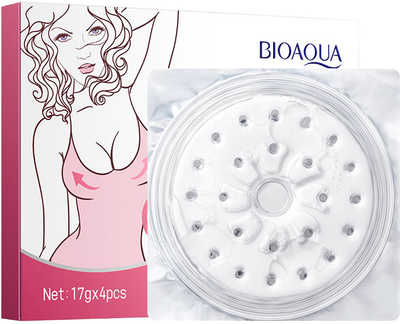Гидрогелевые патчи для подтяжки и моделирования груди Bioaqua Enhancement Breast Patch Milky White 17 г х 4 шт (6975239990450)