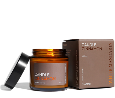 Аромасвечка SPA-уход для кожи рук Candle Cinnamon White Mandarin 100 мл 99101024101