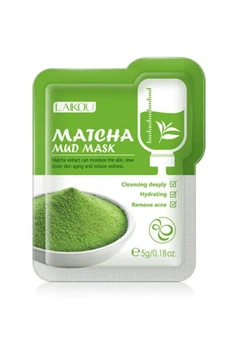 Глиняная маска для лица с экстрактом матча Laikou Matcha Mud Mask, 5 мл