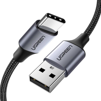 Кабель синхронізації Ugreen US288 USB - Type-C Cable Aluminum Braid 1 м Black (UGR-60126)