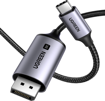 Кабель Ugreen CM556 USB-C to DisplayPort 8K Cable 1 м Black (UGR-25157)