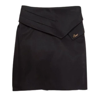 Юбка школьная SUZIE АНАСТЕЙС мемори cotton 128 см черный