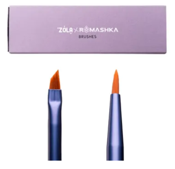 Набор кисточек для окрашивания бровей и ресниц Zola x Romashka