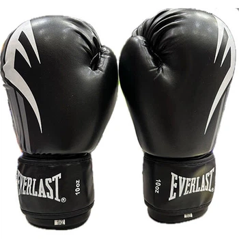Боксерские перчатки Everlast DX 10 унций черные EV8324