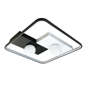 Світильник LED Violux smart PICASSO-S+пульт 85W 3000-5000K IP20 квадрат біло-чорний ( 220635 )