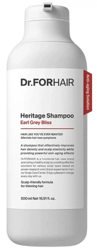 Антивозрастной шампунь для ослабленной кожи головы и тонких волос Dr.Forhair Heritage Shampoo Earl Grey Bliss 500 мл