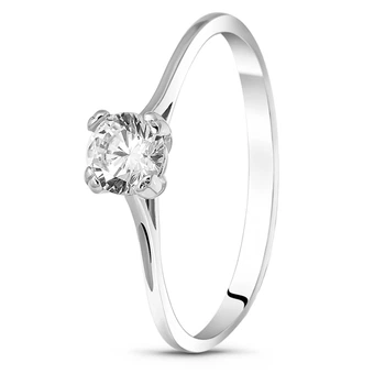 Серебряное кольцо с фианитами Горох К2094 17р.