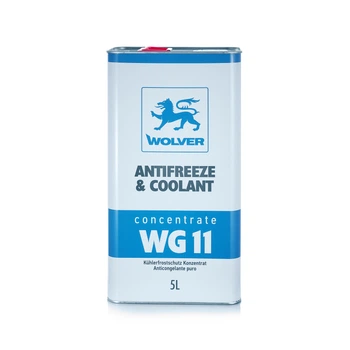 Антифриз концентрат синій 5кг WOLVER COOLANT CONCENRATE G11