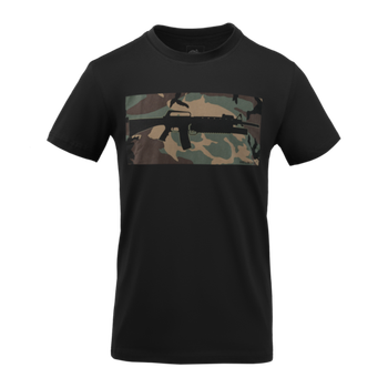 Футболка тактична Helikon-Tex® Бавовна L T-shirt 16/203 combo Black/Multicam (TS-COM-CO-0103A-B05-L)