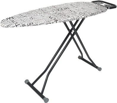 Гладильная доска EuroHome CLOUD 40x118 см моноблок с розеткой Черный текст (EH11840MPLE-1)