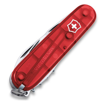 Ніж складний, мультитул Victorinox Spartan (91мм, 12 функцій), червоний прозо. 1.3603.Т