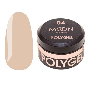 Полигель для наращивания Moon Full Poly Gel №04, 15 мл
