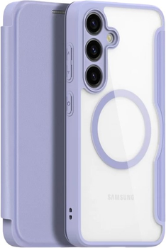 Etui z klapką Dux Ducis Skin X Pro do Samsung Galaxy S24 Plus z magnetycznym ringiem Purple (6934913021675)