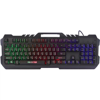Клавіатура Maxxter KBG-UML-01-UA ігрова клавіатура, підсвічування, USB, Black, 19-keys Anti-Ghosting, метал