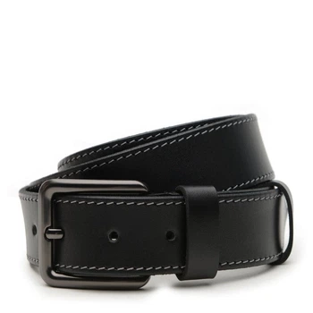 Мужской ремень из натуральной кожи V1115GX29-black Borsa Leather