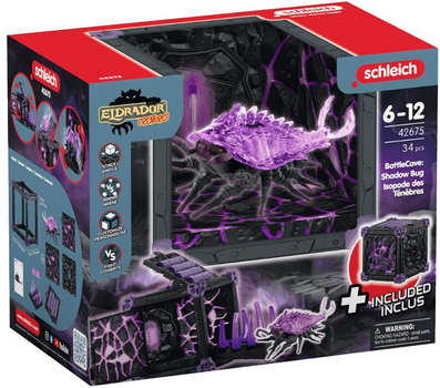 Zestaw do zabawy Schleich Eldrador Creatures BattleCave Cień Isopod 42675 (4059433771762)