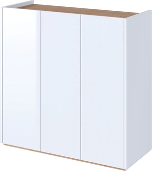 Комод Frisco Easy 950х950х400 мм Білий глянець / Скандинавський дуб (42227-EA03)