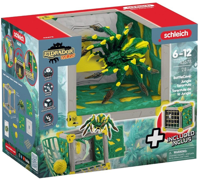 Ігровий набір Schleich Eldrador Creatures BattleCave Джунглі Тарантул 42678 (4059433731971)