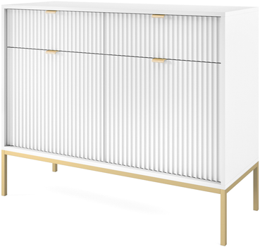 Комод Frisco Nova 1040х830х390 мм Белый / Золото (42222-KSZ104)