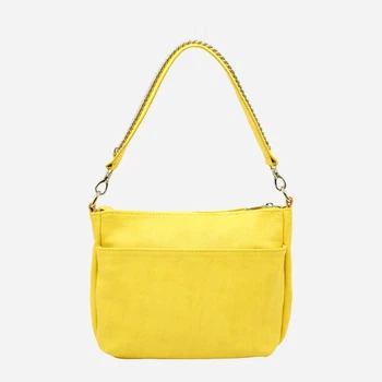 Сумка кросс-боди через плечо женская из натуральной кожи средняя ARTiS Bags 1761 5718 Желтая (6501014043)