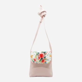 Сумка кросс-боди через плечо женская из натуральной кожи маленькая ARTiS Bags 406 150-7042 Розовая (6501014220)