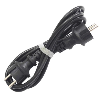 Шнур для подключения генератора, удлинитель с двумя литыми вилками 1 м ГОСТ 2х2,5мм² (4100Вт, 16А, 250В) черный