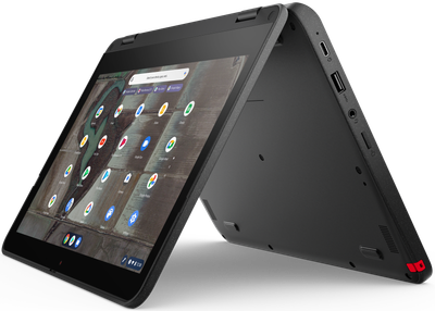 Ноутбук 11.6" Lenovo 500e Chromebook Gen 3 Intel Celeron N5100 RAM 4GB eMMC 32GB 12год батарея Chrome OS (UKR) Б/В