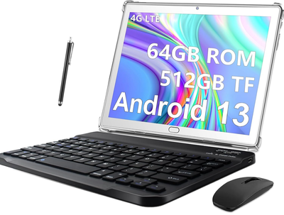 Планшет 10.1" Feonal 118 4/64Gb 4G 2-SIM Android 13 6000 mAh Белый Б/В