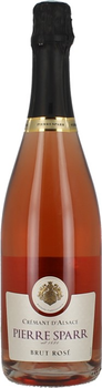 Ігристе вино Pierre Sparr AOC Cremant D'Alsace Brut Rоse рожеве брют 0.75 л 12.5% ​​(3263530001375)