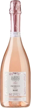 Вино ігристе Albino Armani Prosecco Rosé Millesimato DOC extra dry Armani рожеве сухе екстра 0.75 л 11% (8022592145008)